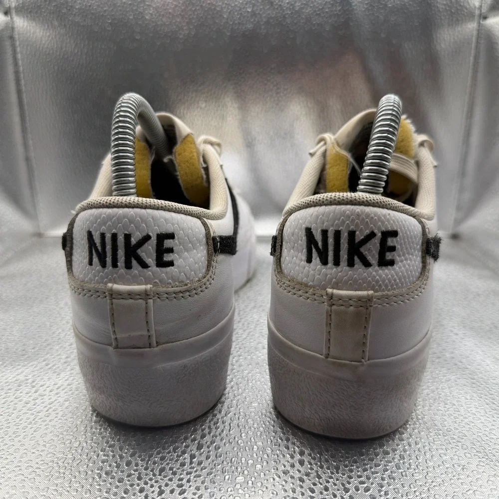 Size‎ 7 Nike Blazer Low White Womens Lace-Up Platform Athletic Shoes DZ5210-100